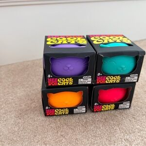 Nee Doh Cool Cats Stress Balls Set